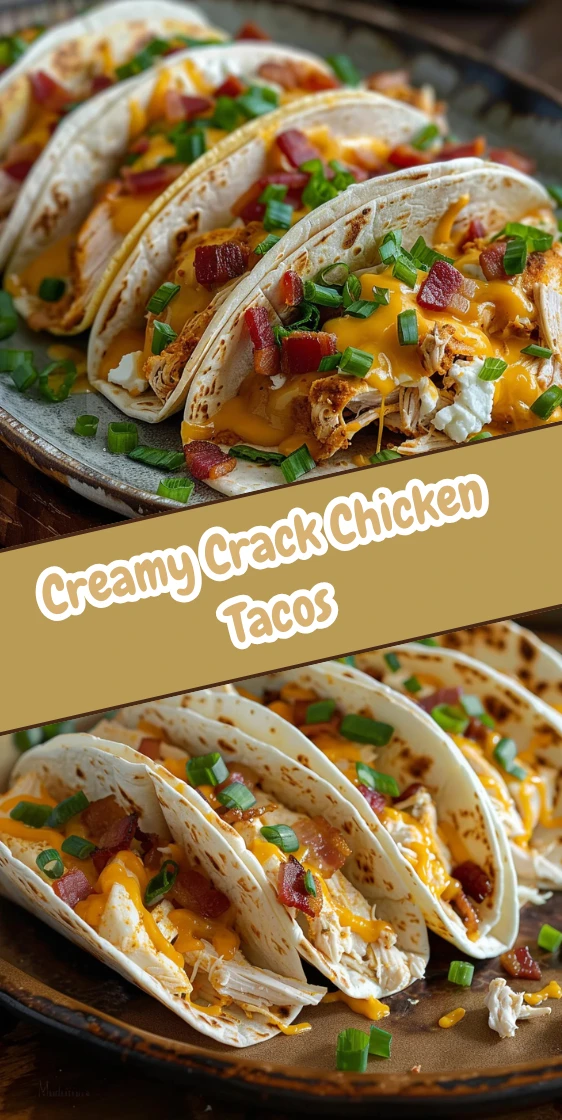 Creamy Crack Chicken Tacos (Easy Family Dinner Idea)