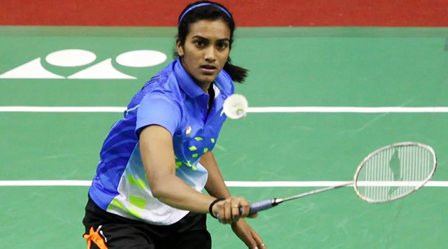P.V. Sindhu Playing Badminton