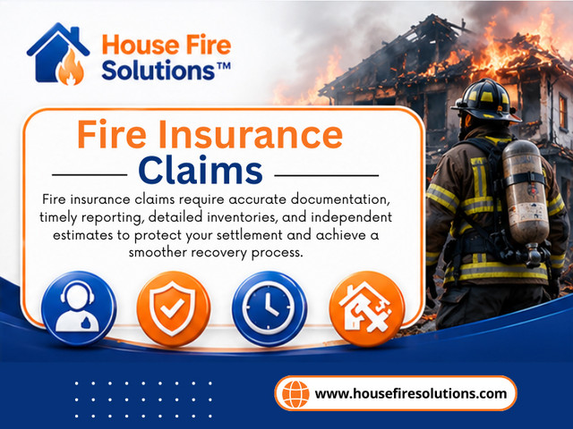 Understanding how fire insurance claims can develop helps homeowners avoid treating the first estimate or first visual assessment as the complete picture.

Official Website: https://www.housefiresolutions.com/resources/fire-restoration-service

House Fire Solutions
Phone: (866) 934-1703

Read Our Blogs:

https://housefiresolutionsservices.wordpress.com
https://housefiresolutions.weebly.com/
https://housefiresolutions.wixsite.com/fireinsuranceclaims

More Links:

https://speakerdeck.com/housefiresolutionsservices
https://housefireus.livejournal.com/profile
https://gab.com/housefiresolutions