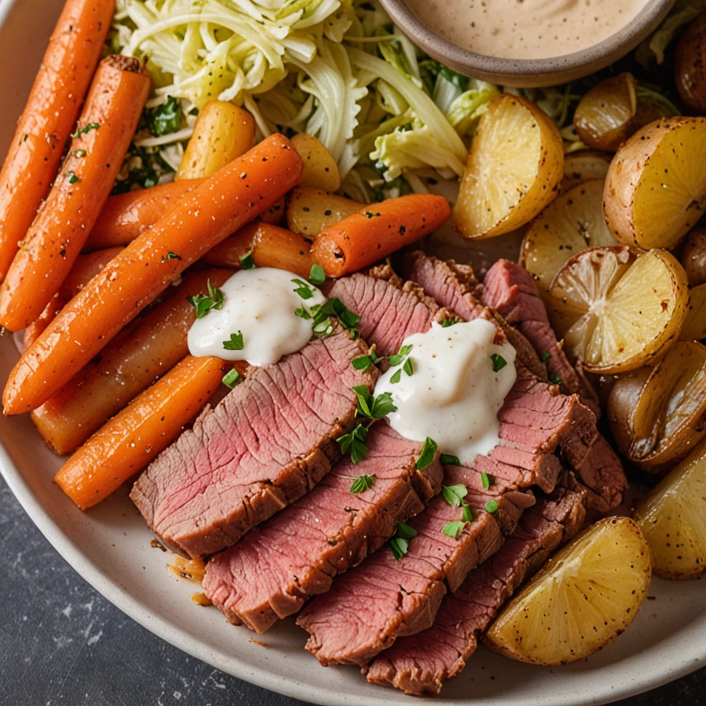 Corned Beef and Cabbage Dish