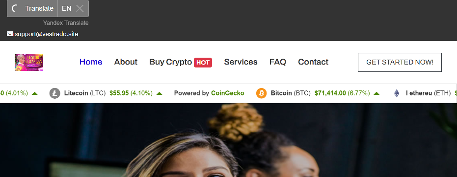Forensic screenshot of [REDACTED] showing the phishing page layout
