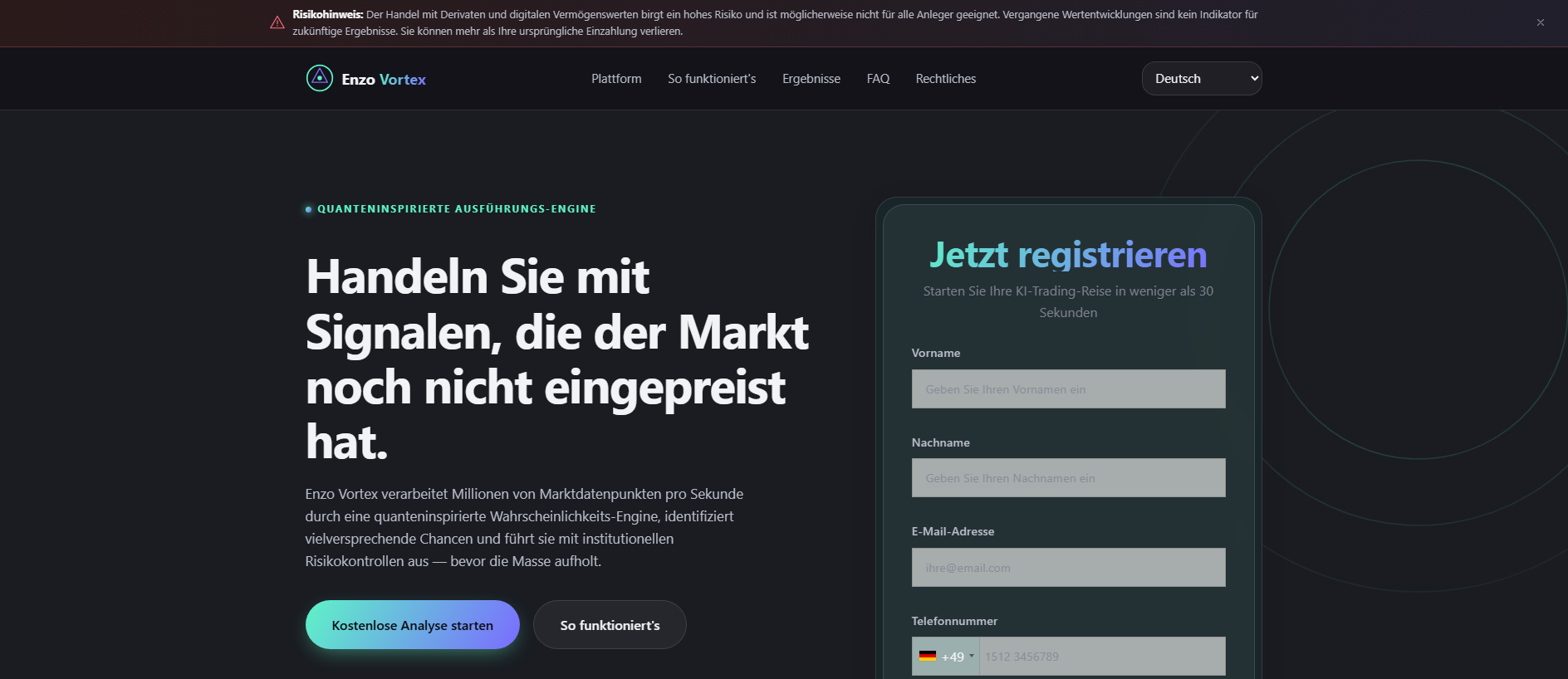 Gespeicherte Aufnahme von enzovortexai.com