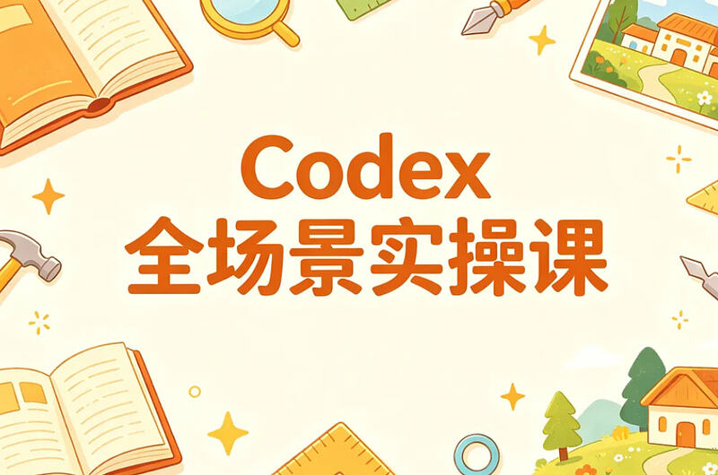 Codex全场景实操课，自动化办公 + 网站开发+避坑指南