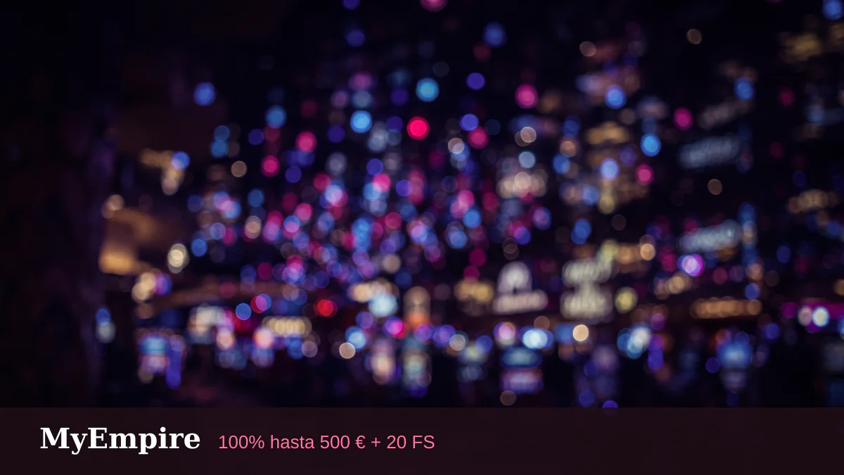 MyEmpire casino &mdash; bono de bienvenida 100% hasta 500 &euro; + 20 FS, pagos: Visa, Mastercard, Skrill, Neteller, Paysafecard