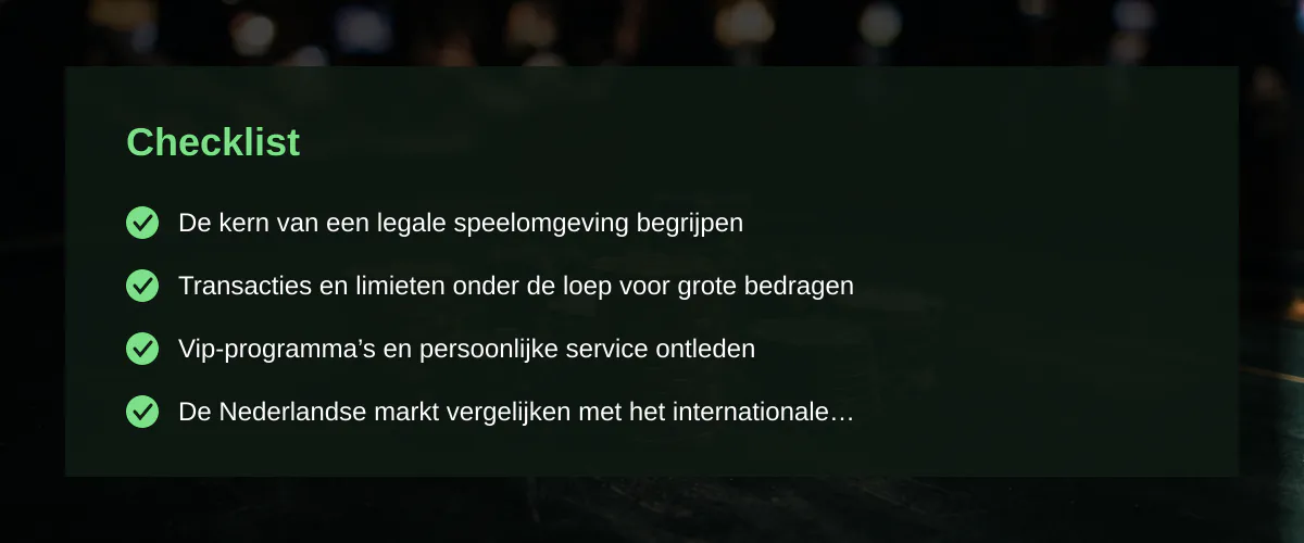 Casino sites nederland: een blik op de markt voor spelers met volume — Checklist