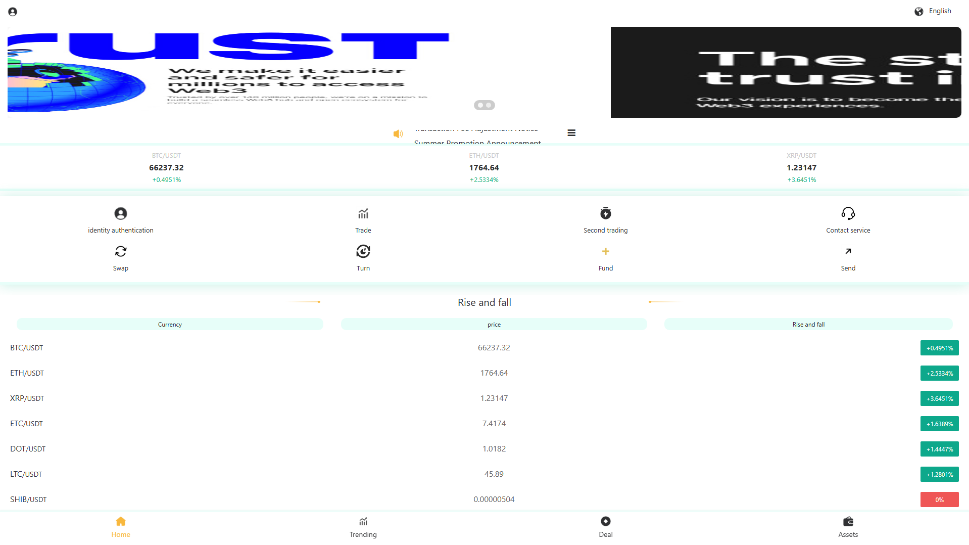 Screenshot of trustedexchange188.com
