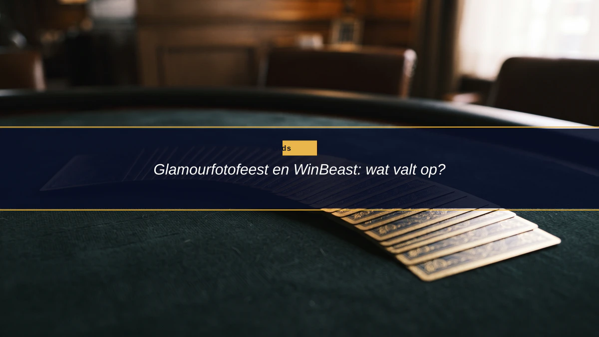 Glamourfotofeest en WinBeast: wat valt op?