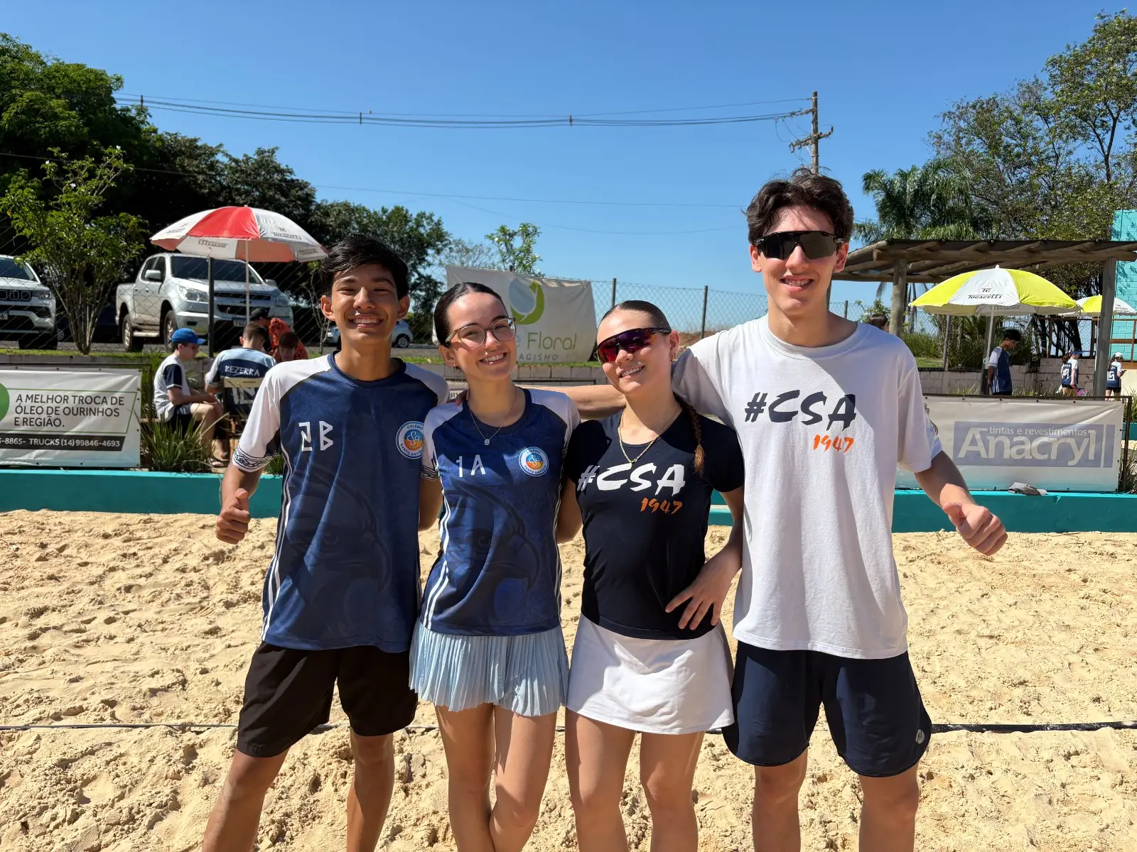 Alunos No Pantai
