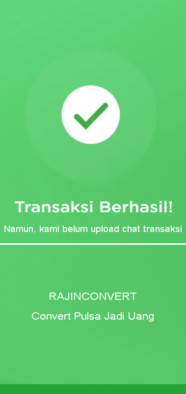 RajinConvert - Sukses Tukar Pulsa Jadi Saldo