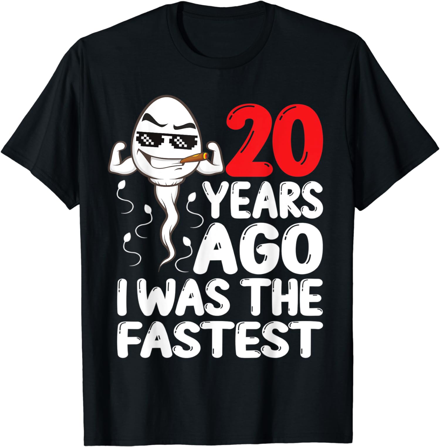 20 Years Ago I Was The Fastest Funny 20th Birthday Unisex T-Shirt