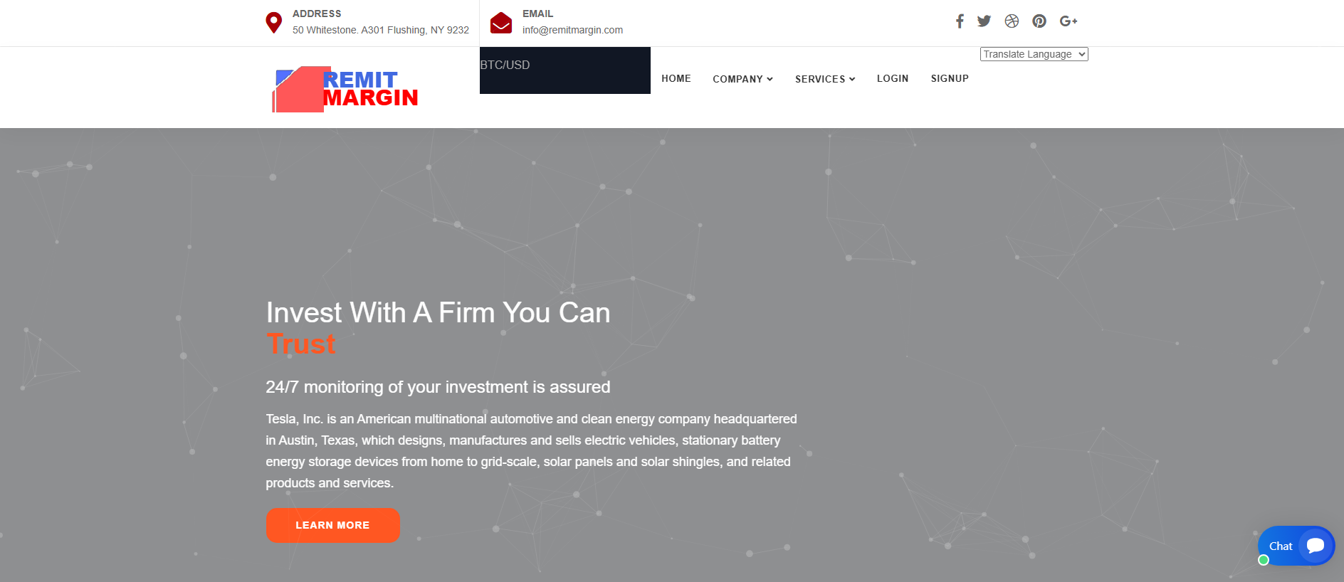 Stored capture of remitmargin.com