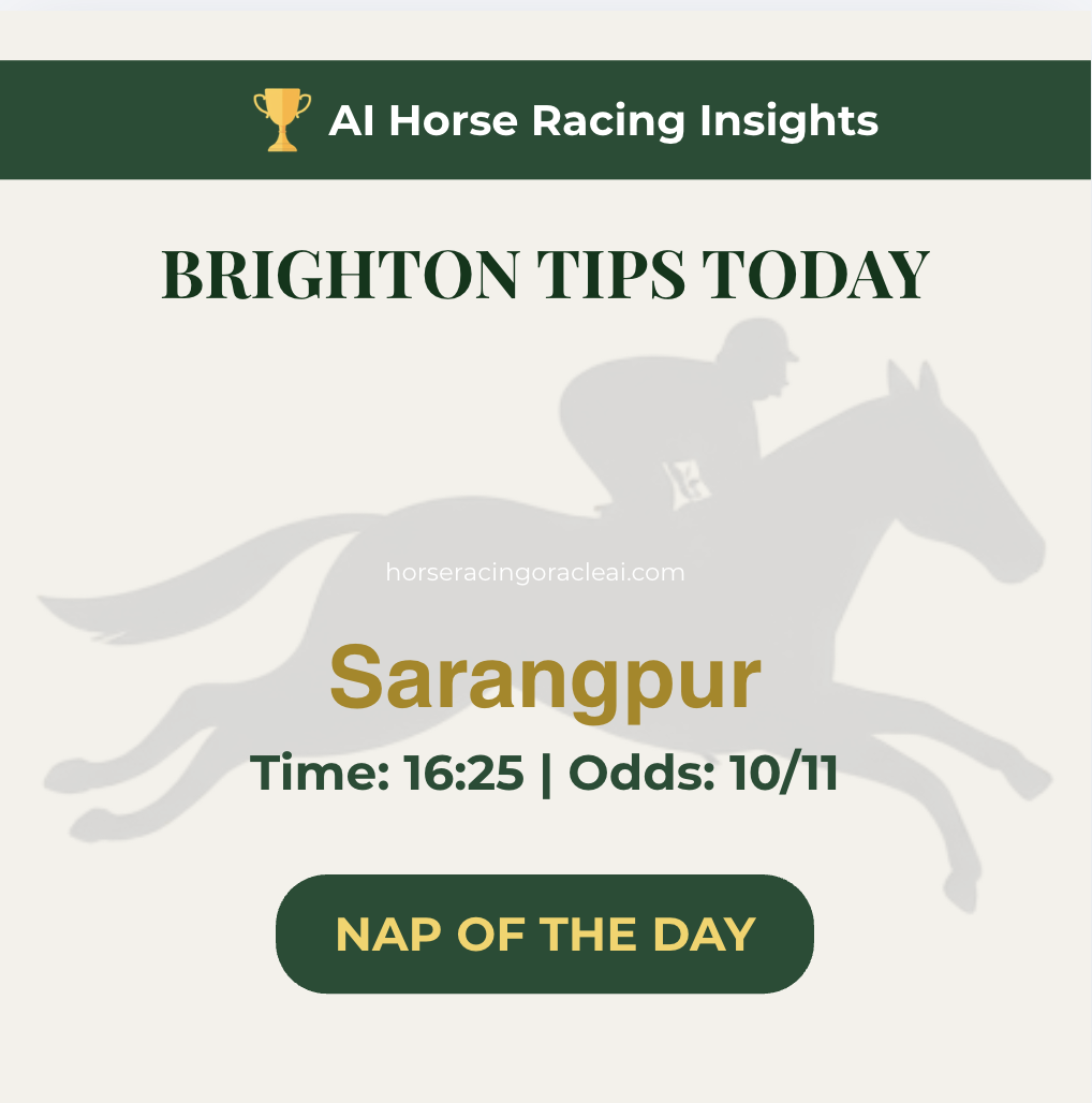 Today's Horse Racing Tips: Brighton 16:25 NAP — August 6