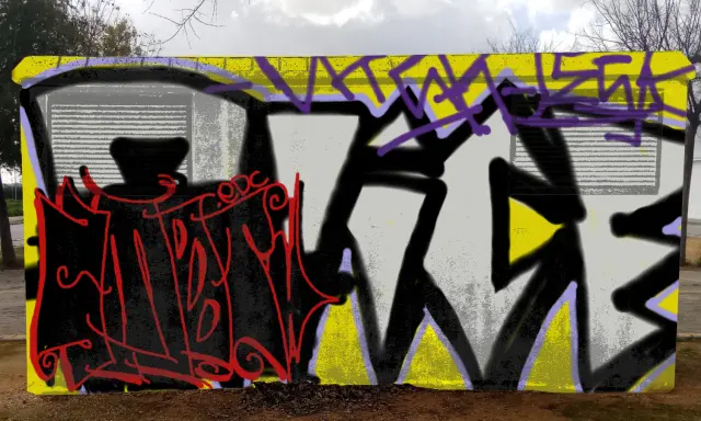 Graffiti artwork by emot