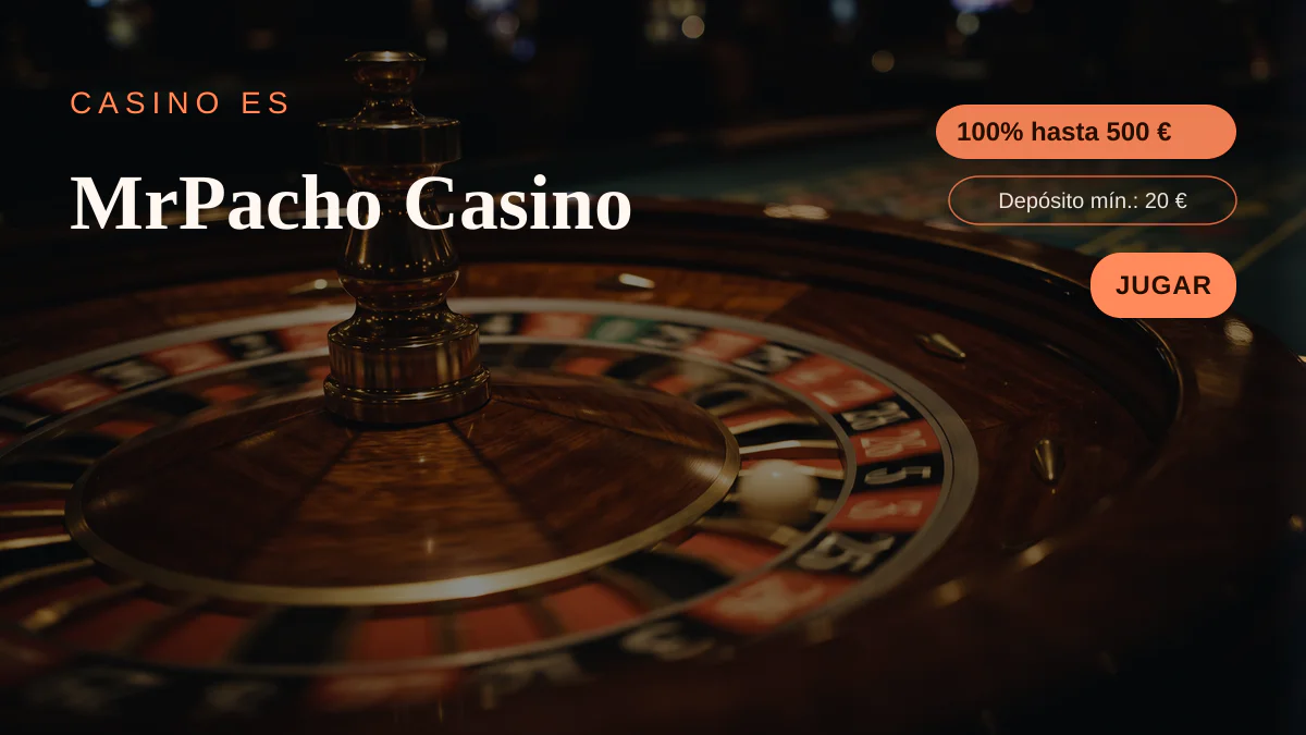 MrPacho Casino — bono de bienvenida 100% hasta 500 € + 50 FS, pagos: Visa, Mastercard, Skrill, Neteller, Paysafecard