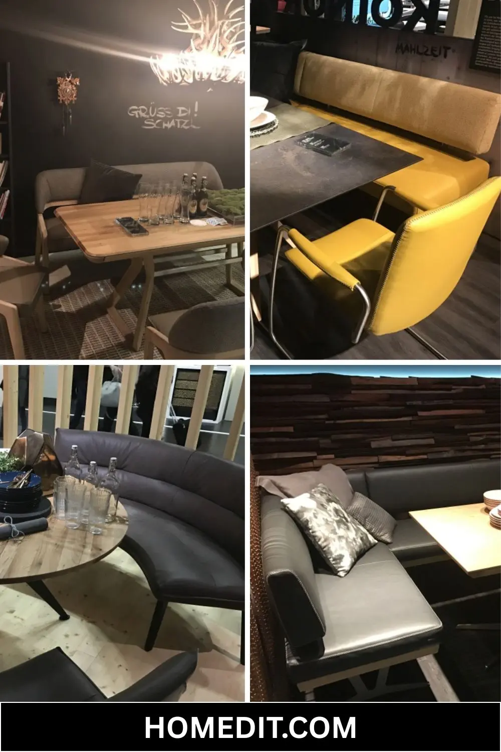 Băncile de mese fac o revenire elegantă în casele moderne