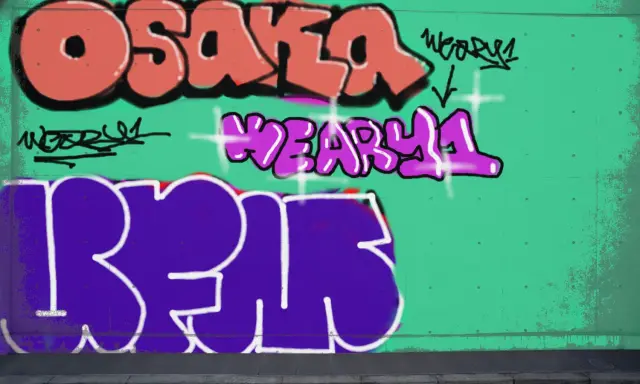 Graffiti artwork by DECAY