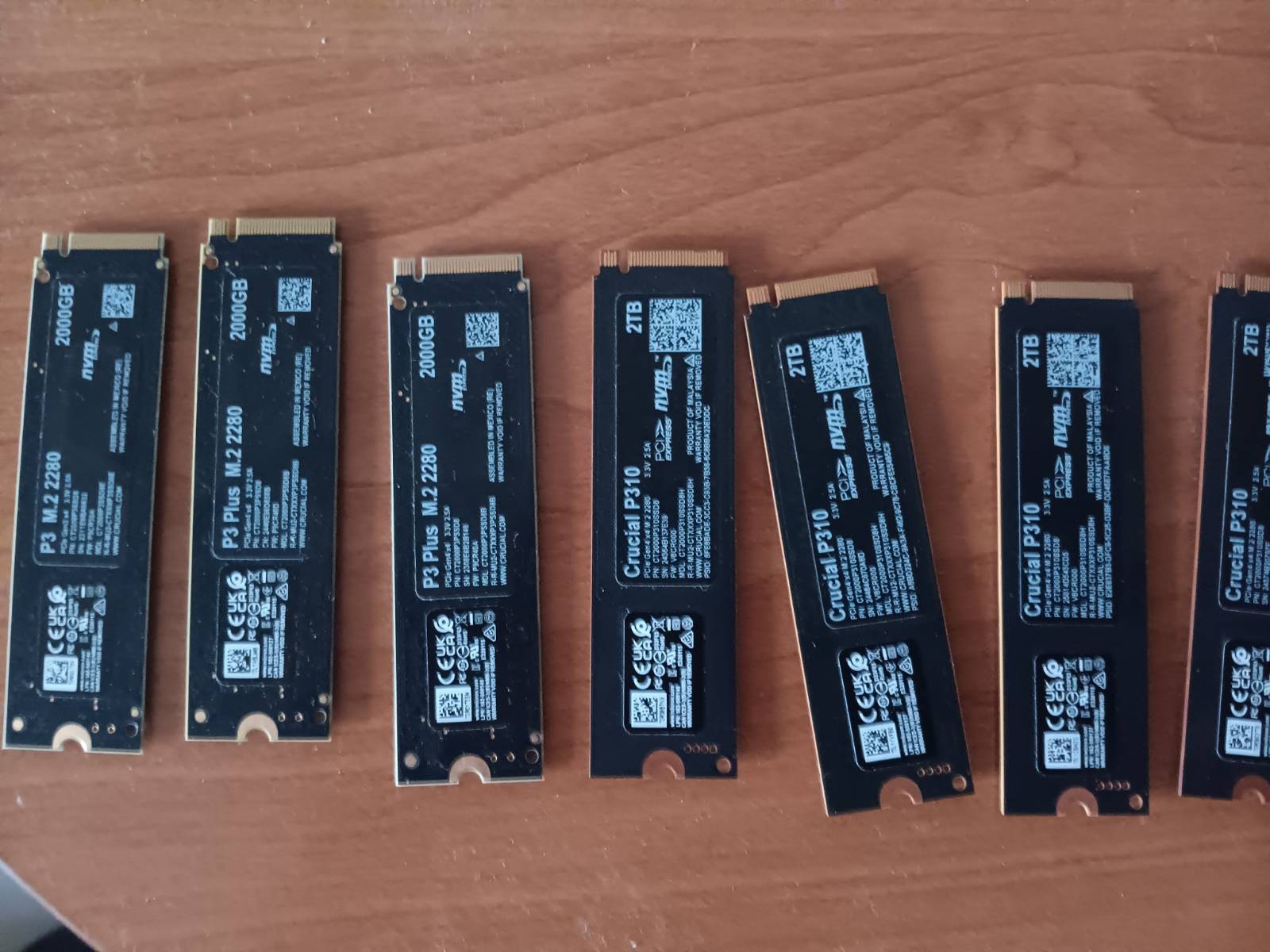 Crucial 2TB P3/P3+/P310  [nové] - 90 EUR