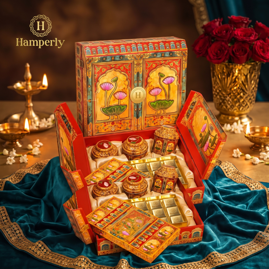 Premium Executive Corporate Hamper with Sweets, premium Deepavali corporate hamper Singapore