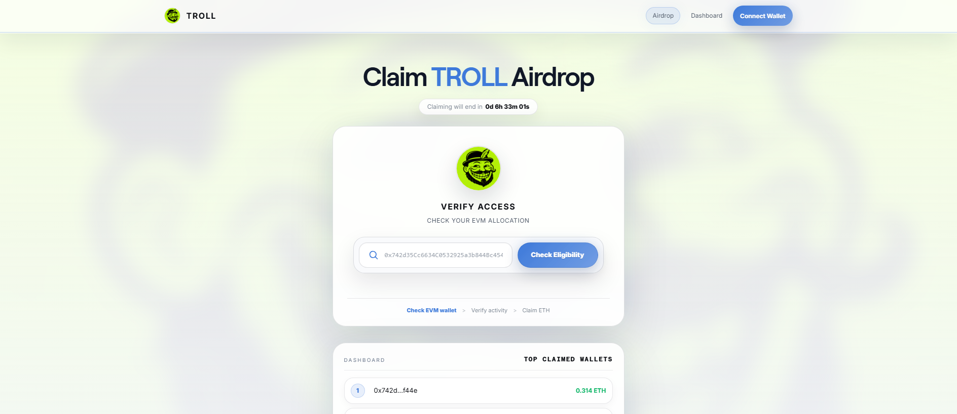Stored capture of troll.5a-evmcheck.lol