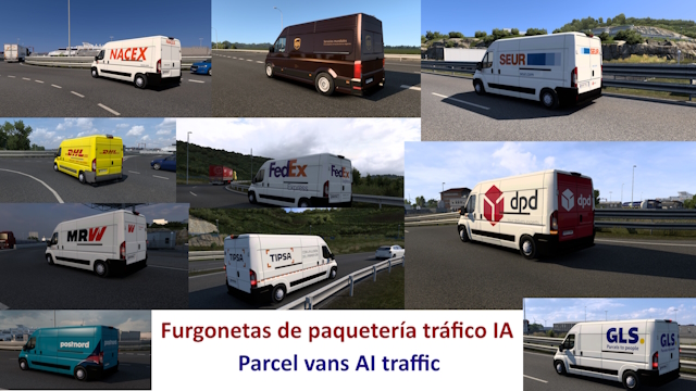 Parcel vans AI Traffic