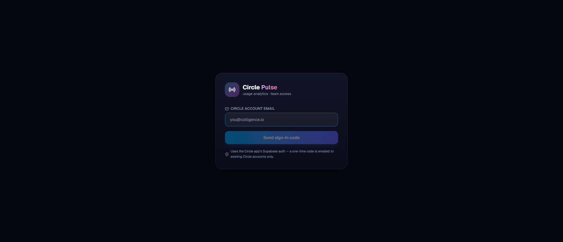 Forensic screenshot of pulse.qa.circle.colligence.in showing the phishing page layout