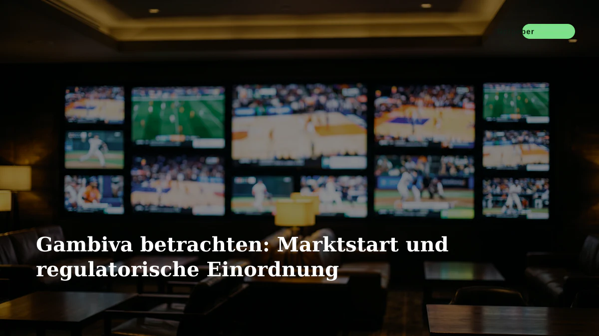 Gambiva betrachten: Marktstart und regulatorische Einordnung