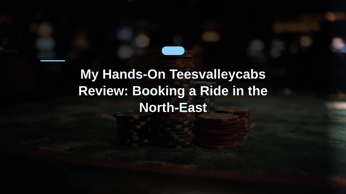 My Hands-On Teesvalleycabs Review: Booking a Ride in the North-East