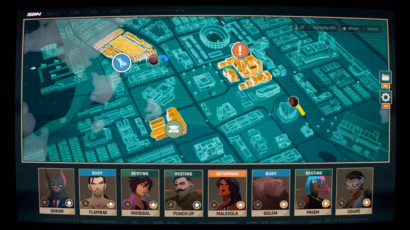Captura de pantalla de gameplay de Dispatch #1
