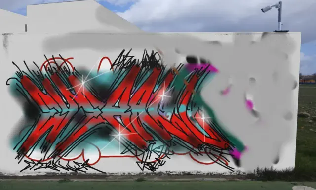 Graffiti artwork by Kresek