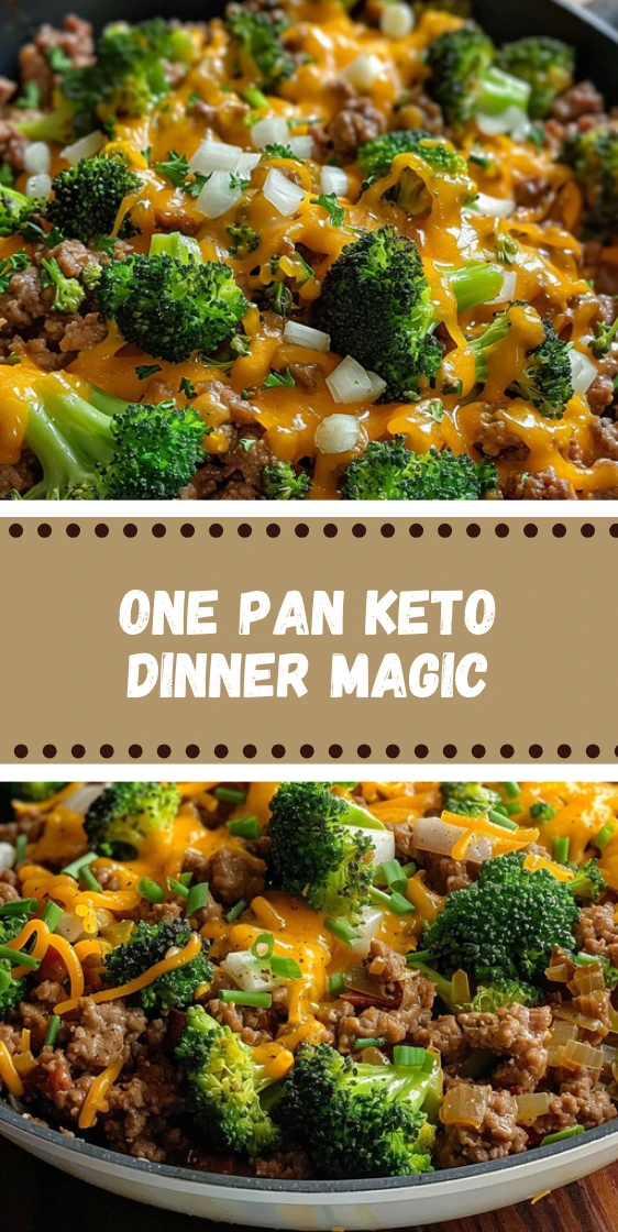 One Pan Keto Hamburger Broccoli Skillet That Makes Dinner So Easy