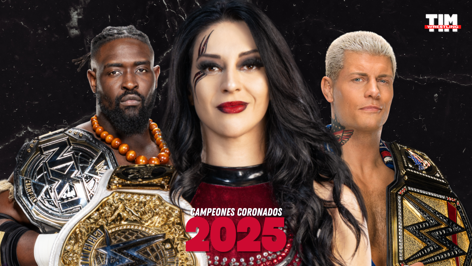 WWE: Campeones coronados en el 2025