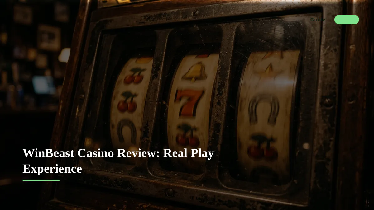WinBeast Casino Review: Real Play Experience