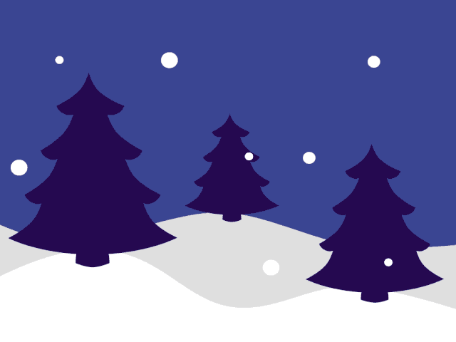 Falling Snow Loop 12fps