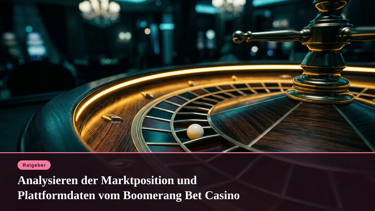Analysieren der Marktposition und Plattformdaten vom Boomerang Bet Casino