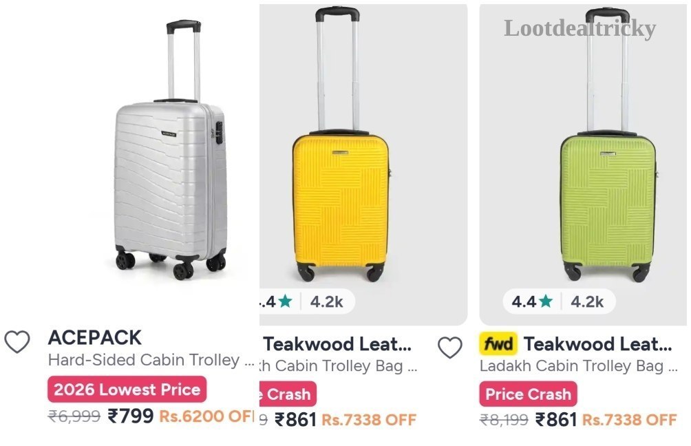 Myntra Trolley Bag – Just ₹799 | Limited Time Loot Offer