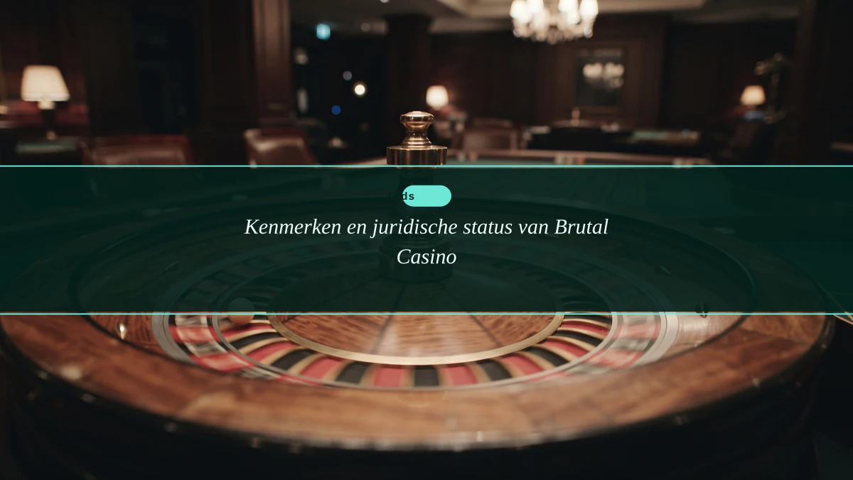 Kenmerken en juridische status van Brutal Casino