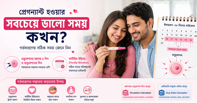 Pregnant হওয়ার সবচেয়ে ভালো সময় কখন? গর্ভধারণের সঠিক সময় জেনেনাও 