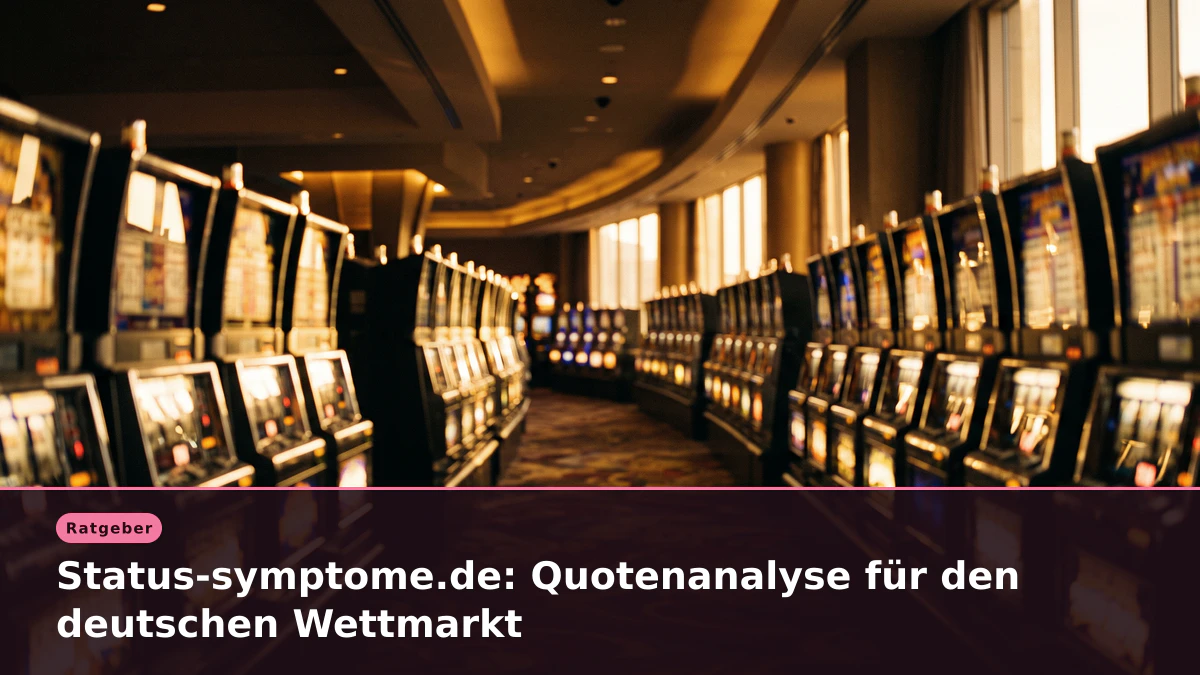 Status-symptome.de: Quotenanalyse für den deutschen Wettmarkt