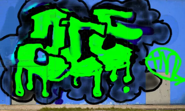 Graffiti artwork by ACE