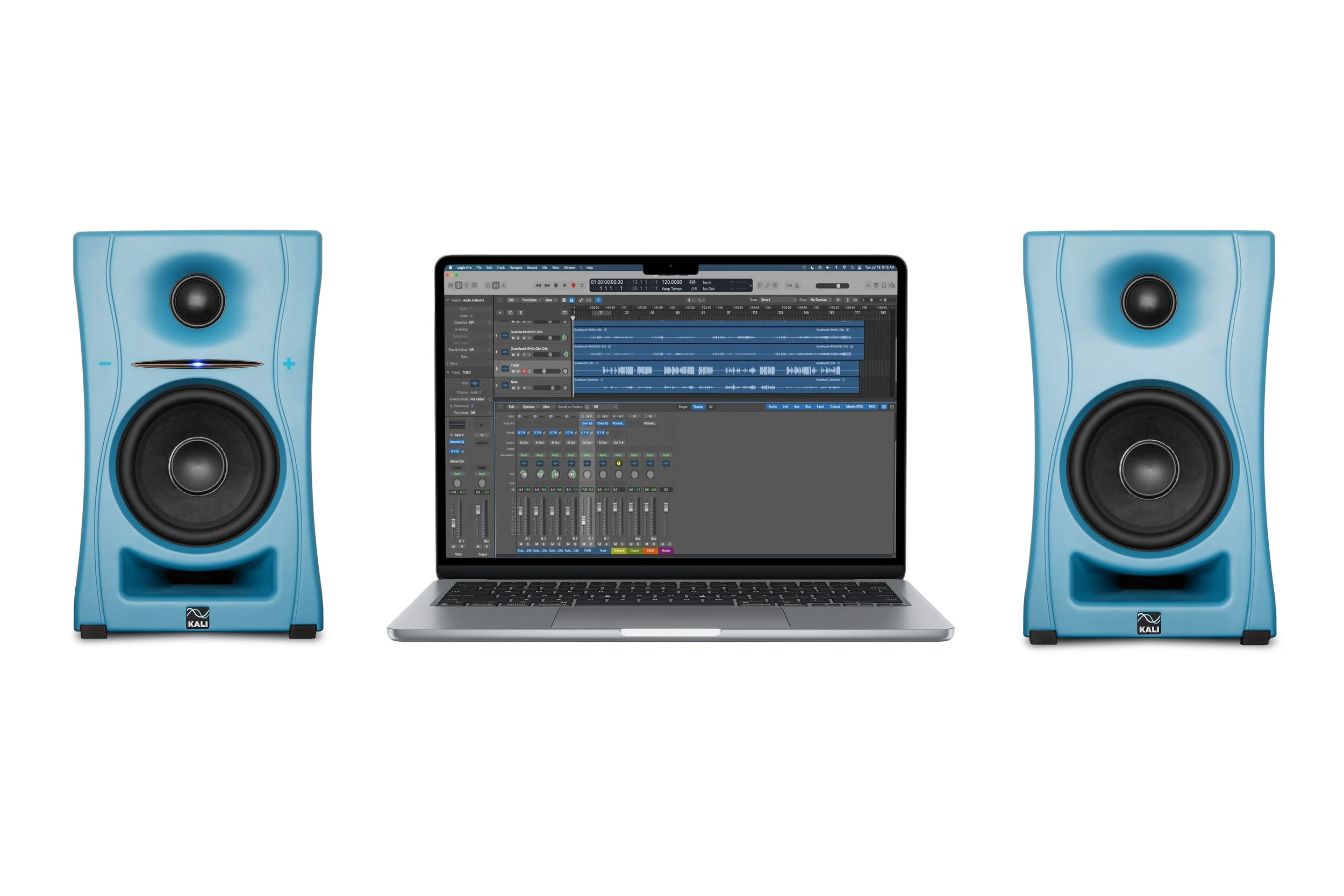 Kali Audio LP-UNF на робочому столі