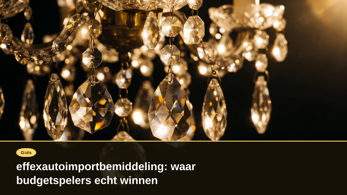 effexautoimportbemiddeling: waar budgetspelers echt winnen