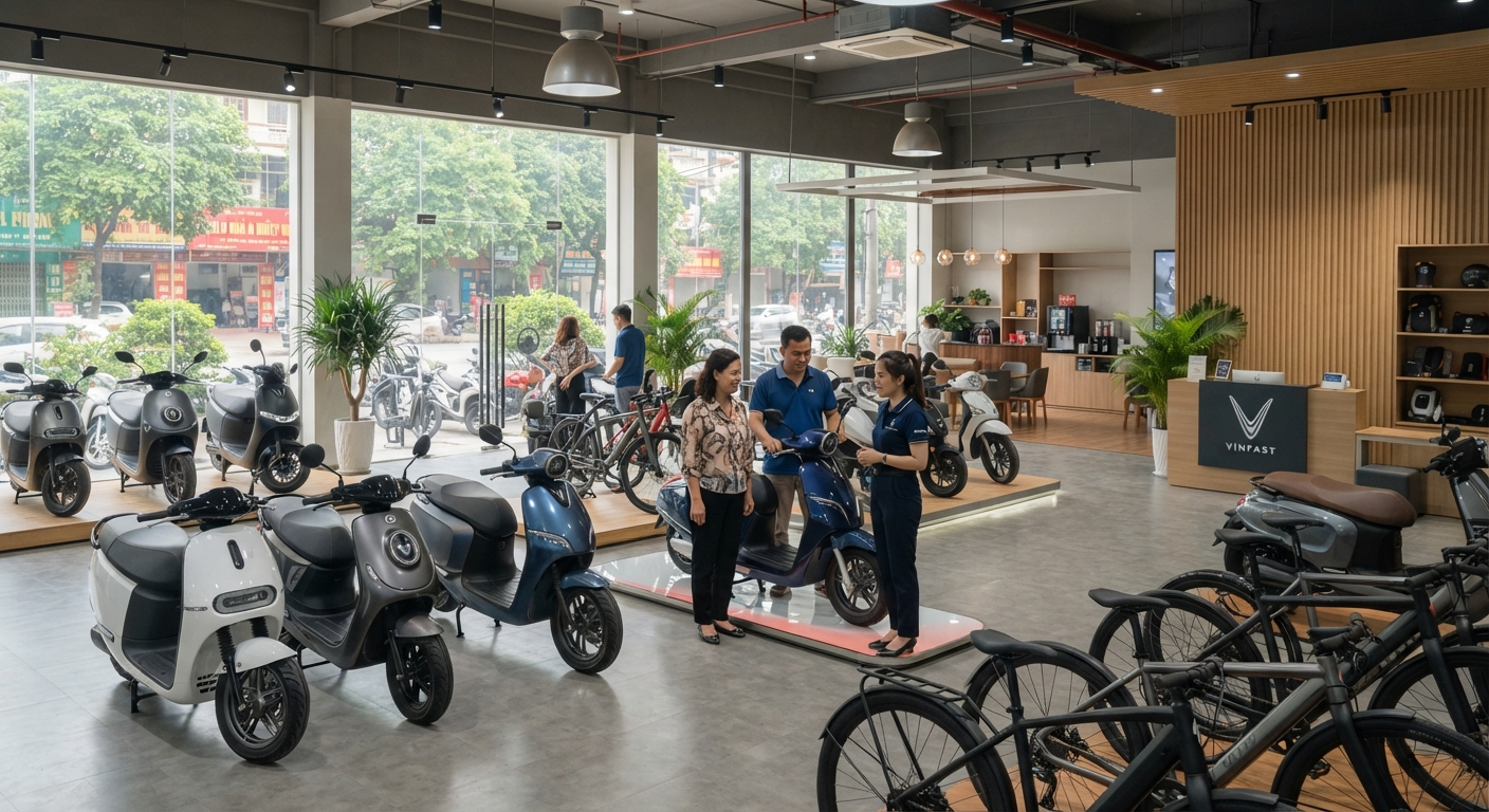 cửa hàng xe điện hải phòng - hình minh họa