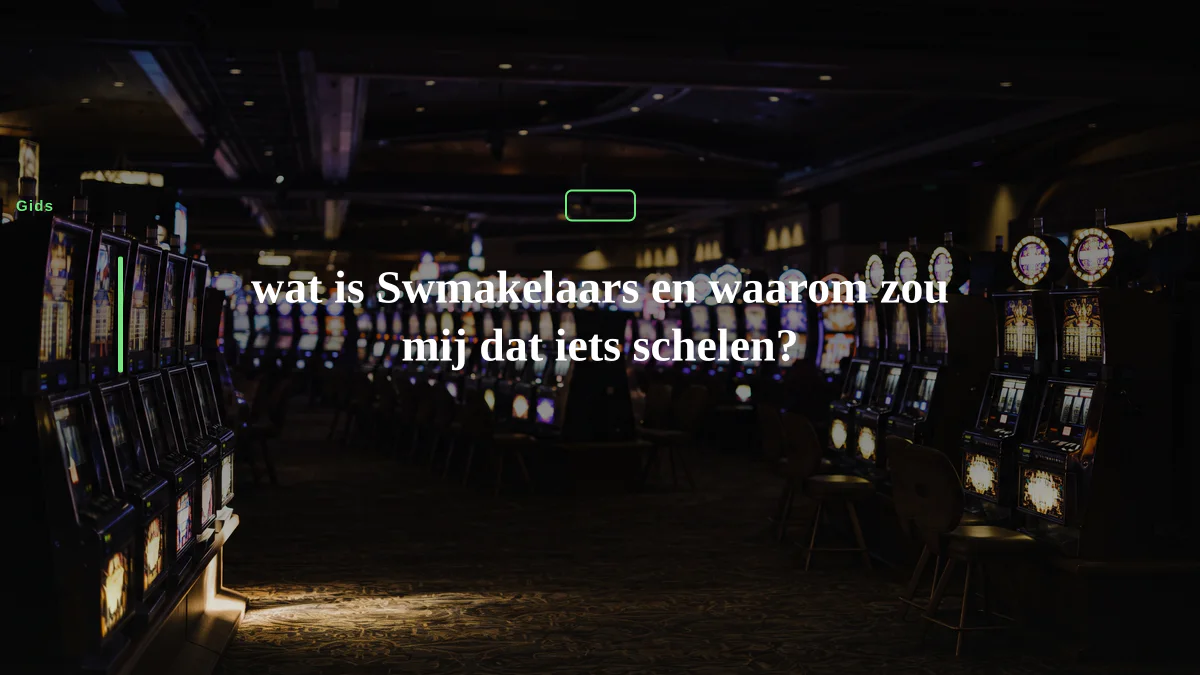 wat is Swmakelaars en waarom zou mij dat iets schelen?