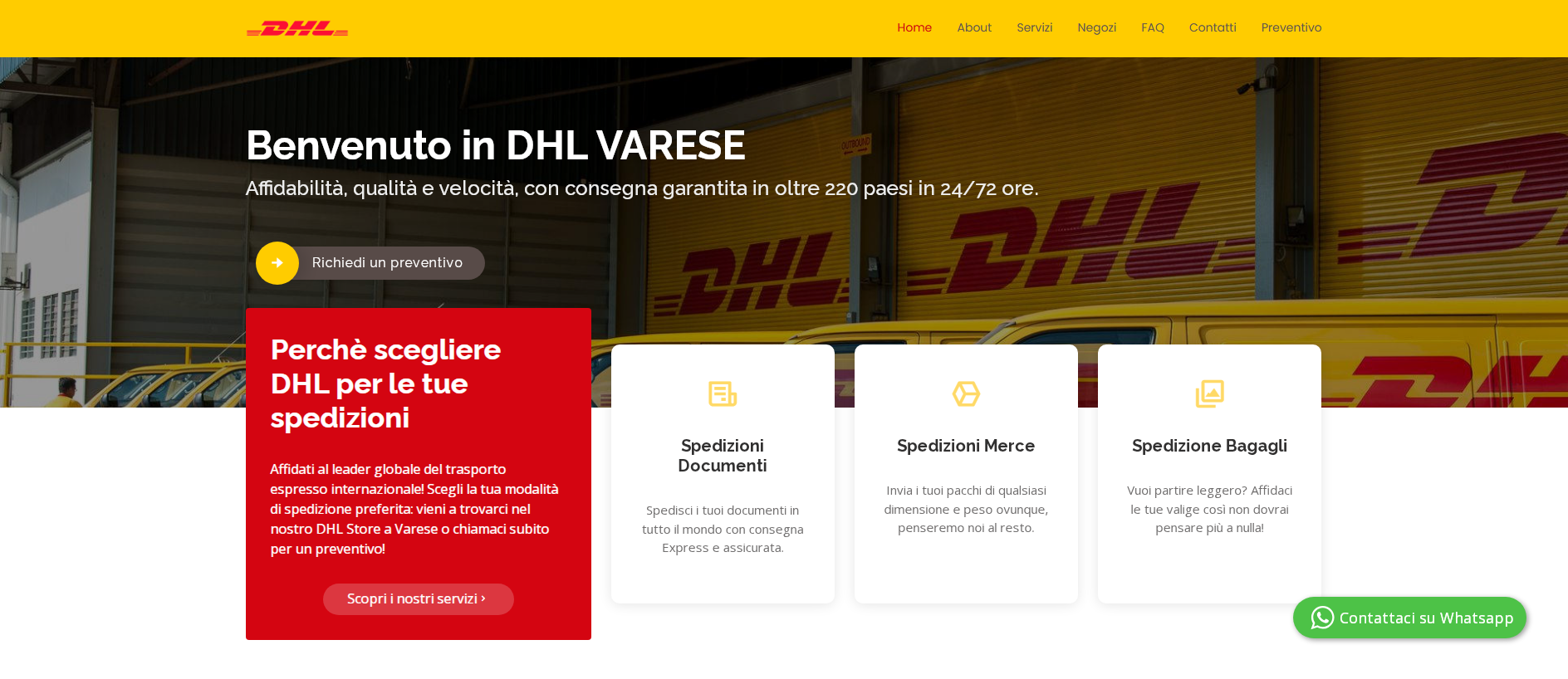 Stored capture of dhlvarese.it
