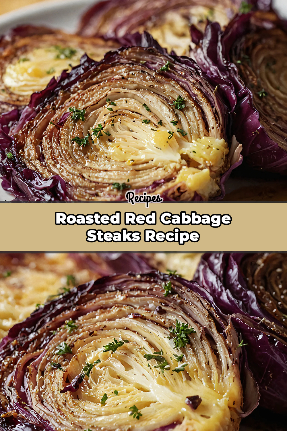 Roasted Red Cabbage Steaks Recipe