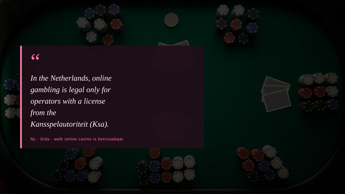 Hoe herken je een legaal en betrouwbaar nederlands online casino
