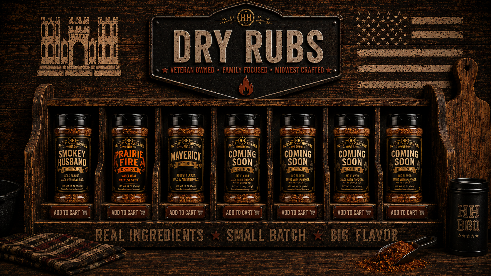 House Husbands BBQ Dry Rub Rack