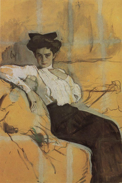 Портрет Г Л Гиршман 1906