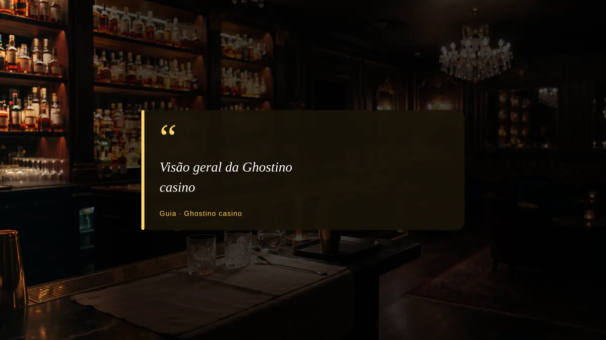 Visão geral da Ghostino casino