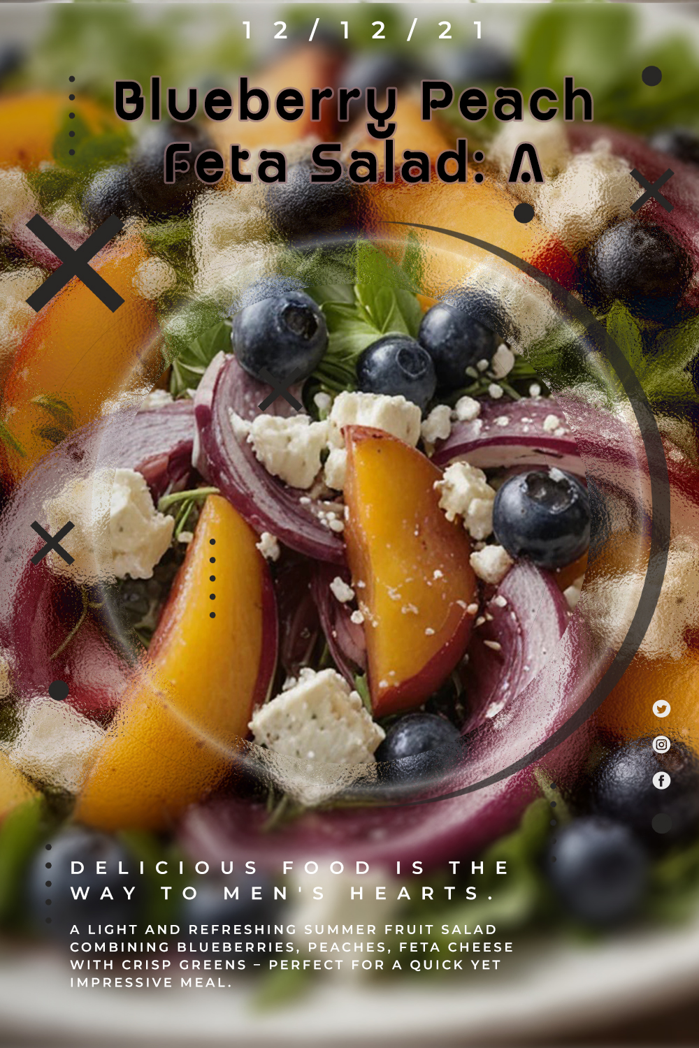 Blueberry Peach Feta Salad: A Refreshing Summer Treat